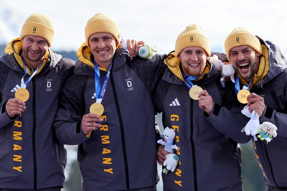 Margis Gold 4er Bob Thorsten Margis holt im Viererbob Gold bei den Olympischen Winterspielen 2026.