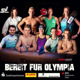 Unsere SV-Athleten im „Team Sachsen-Anhalt für Paris 2024“  Collage: SV Halle /Deutsch 