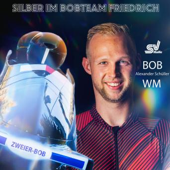 Alexander Schüller holt WM-Silber. Foto: SV Halle/Deutsch
