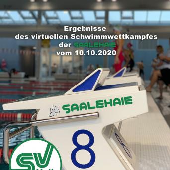 Erster virtueller Schwimmwettkampf der Saalehaie 2020