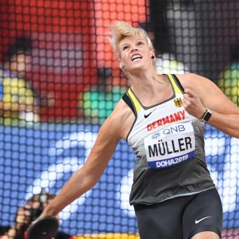 Nadine Müller mit achtem Platz im Diskuswurf bei der WM in Doha 2019